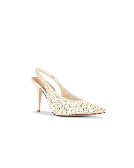 Steve Madden White Andromeda Shell Pumps