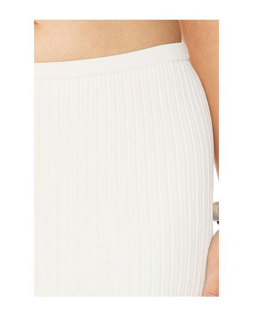 L'academie White 'Academie Ramina Midi Knit Skirt