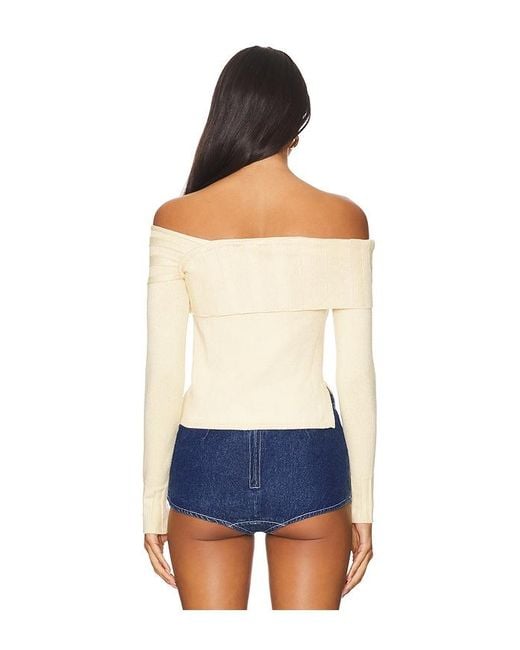 MORE TO COME Blue Effie Sweater