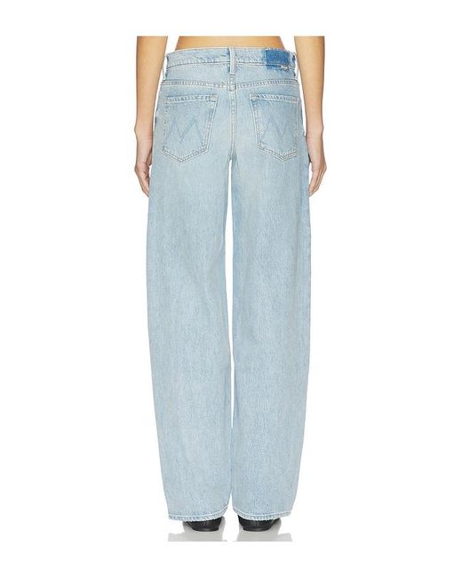 Mother Blue The Turn Key Spinner Sneak Jeans