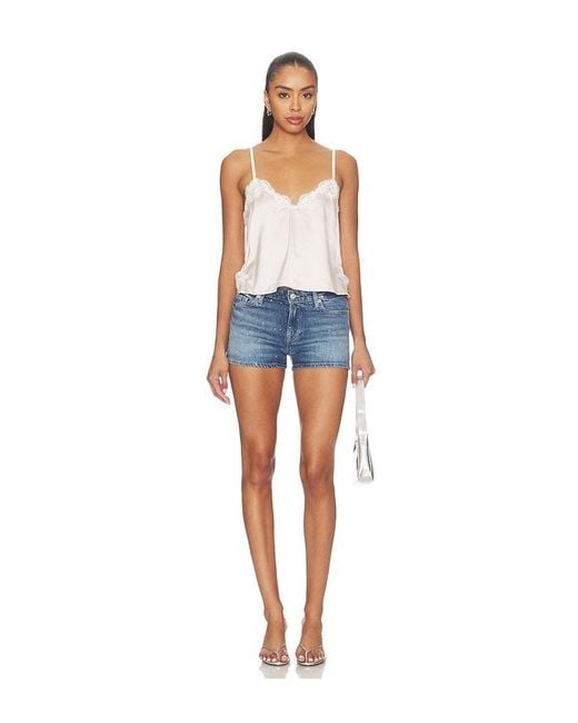 7 For All Mankind Blue Shorts