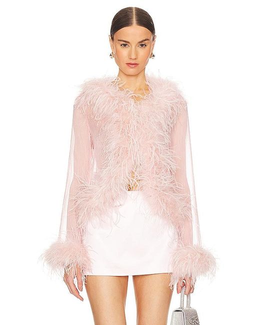 bubish Gigi Feather ブラウス Pink