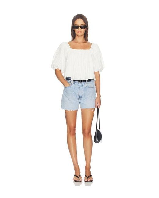 MORE TO COME White Janitra Top