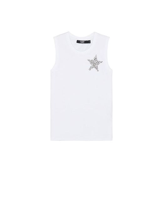 Camiseta tirantes Jaded London de hombre de color White