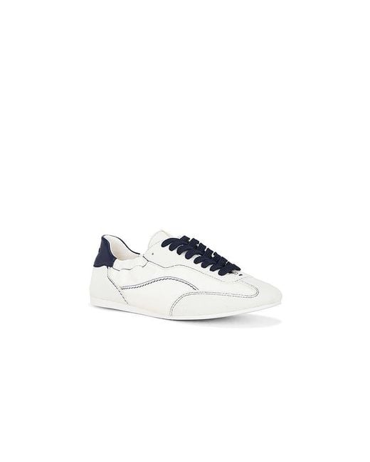 Jonathan Simkhai White Georgie Elasticized Nylon Sneaker