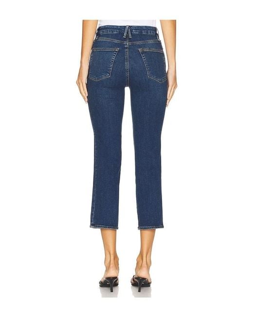 GOOD AMERICAN Blue Good Petite Straight Jeans