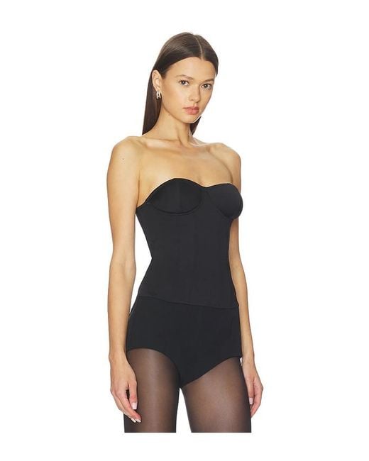OW Collection Black Reese Corset Top