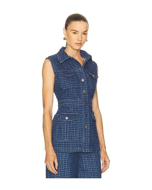 seventy + mochi Blue Ani Vest