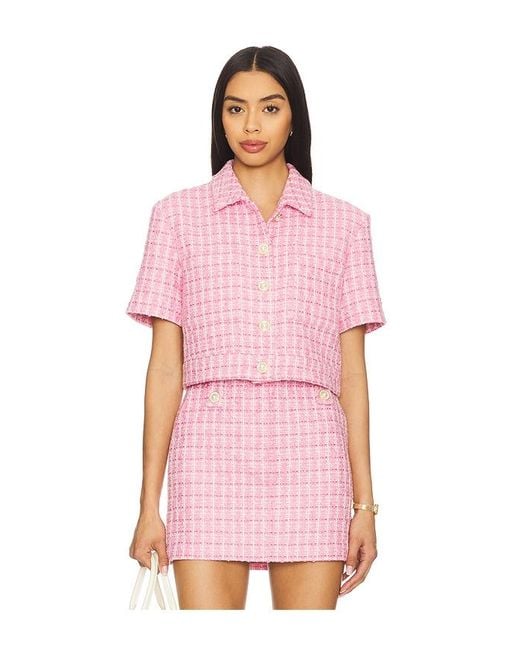 Lovers + Friends Pink Ren Top