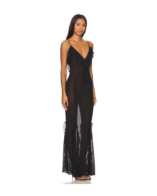 House of Harlow 1960 Black Lisette Maxi Dress