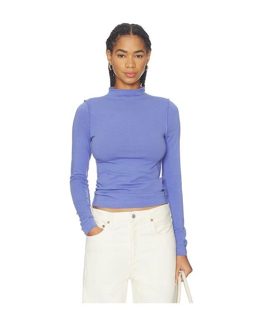 Free People Blue X We The Free Kenzie Long Sleeve