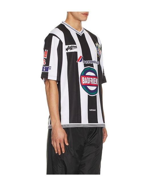 Badfriend Black Soccer Jersey for men