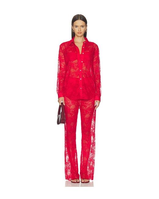 Muma World Red Aka Sukara Laced Classic Shirt