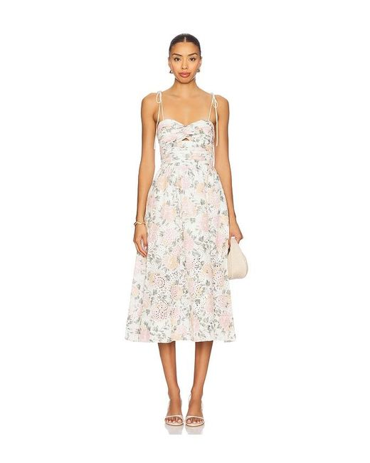 Astr White Sariah Dress
