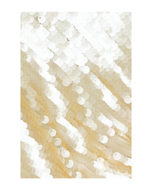 AKNVAS Natural Sequined Proserpina Gown