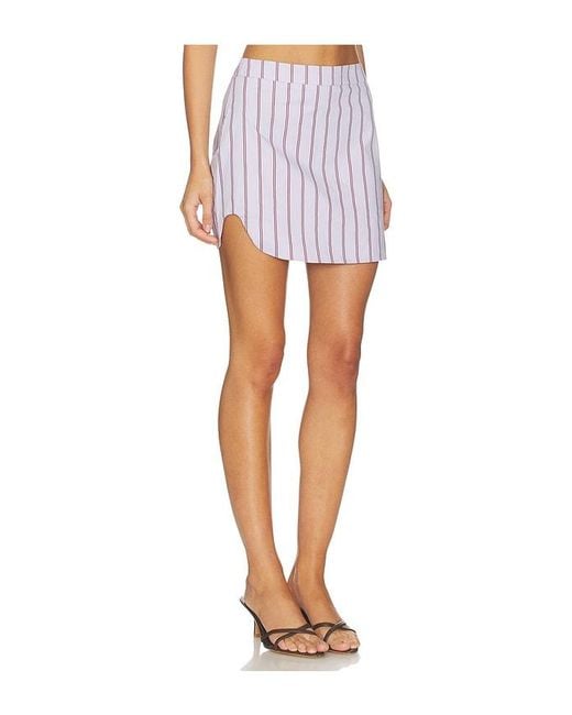 Line & Dot White X Revolve Getty Mini Skirt