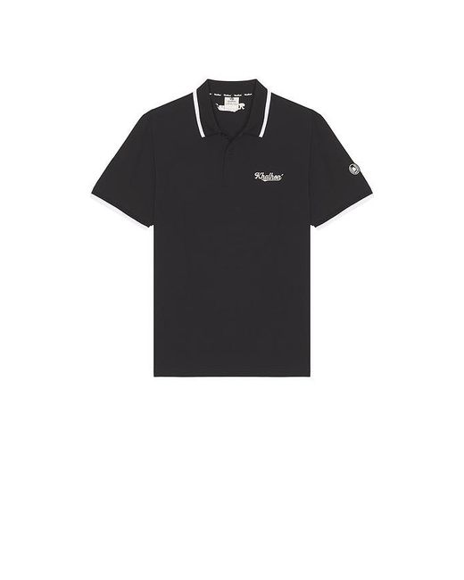 Khalhon Blue Short Sleeve Performance Polo for men