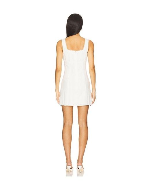MORE TO COME White Mini Dress