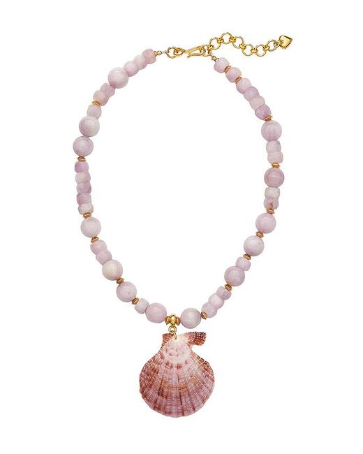 Collar Colgante Bora Bora En Color Rosado Talla Brinker & Eliza de color Multicolor