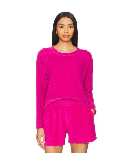 Bobi Pink Terry Top