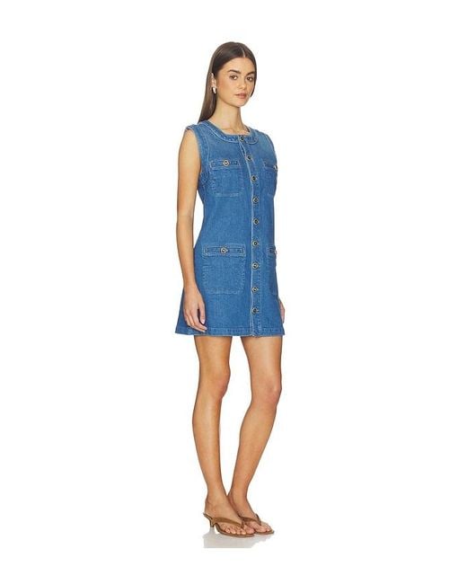 Mother Blue The Stashed Picky Mini Dress