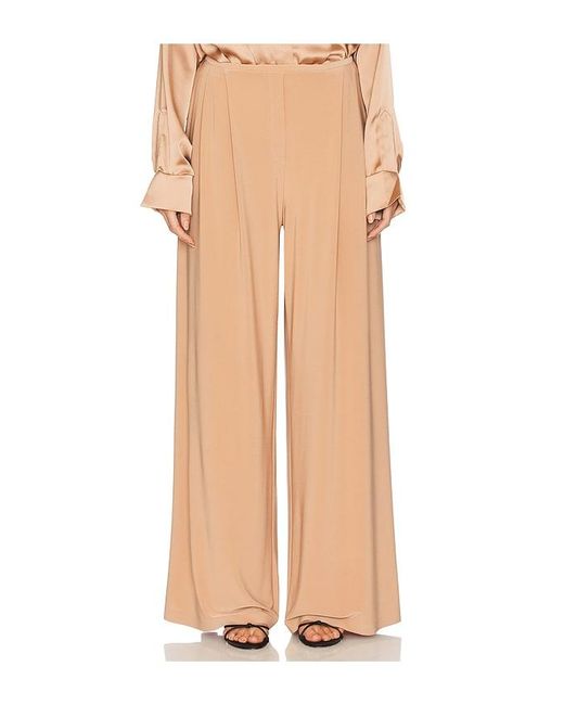 Norma Kamali Natural Pleat Pant