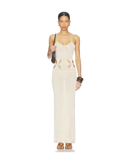 superdown White Lailani Maxi Dress