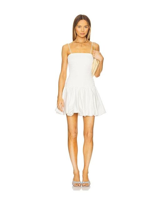 Alice + Olivia White Minikleid Arden