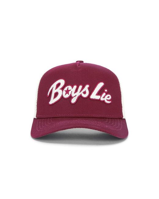Boys Lie Red Truckermütze Starlight