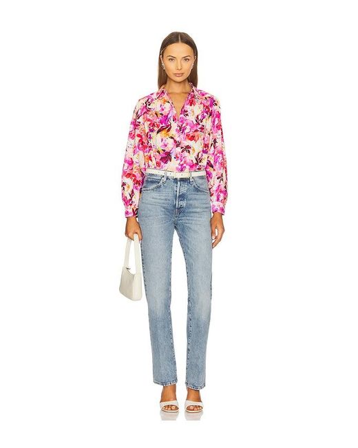 Ulla Johnson Red Tahlia Blouse