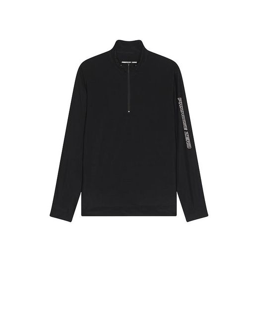 Paradise Zero Black Web Tech Quarter Zip for men