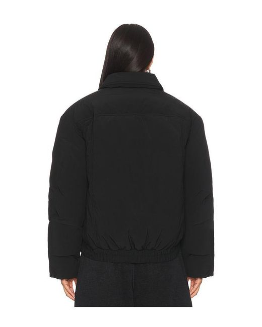 Alexander Wang Black Moto Puffer Jacket