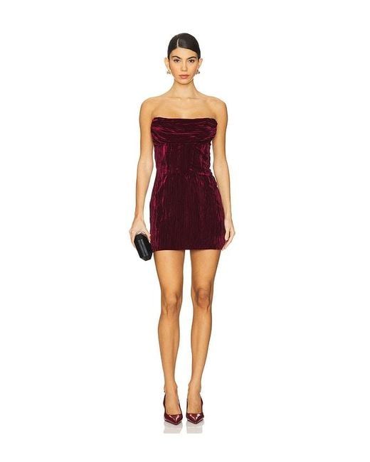 House of Harlow 1960 Red X Revolve Balley Mini Dress