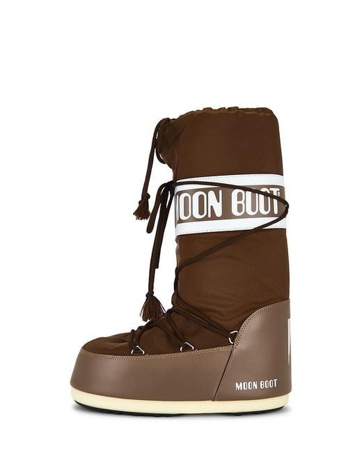 Moon Boot Brown Icon Nylon Boot for men