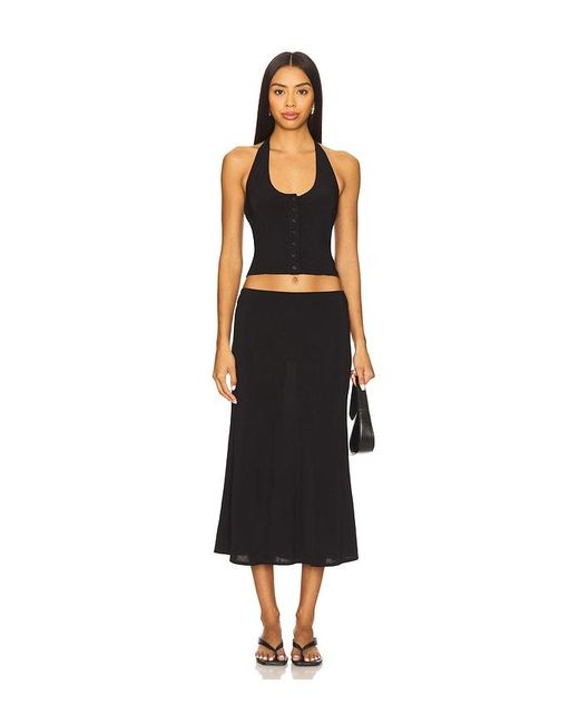 Bella Venice Black The Mia Halter