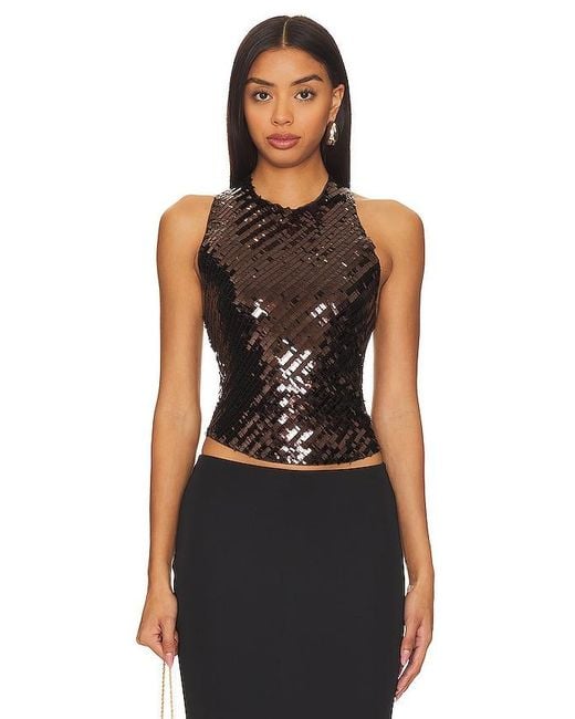 Free People X Intimately Fp Disco Fever Cami In Black Combo 7