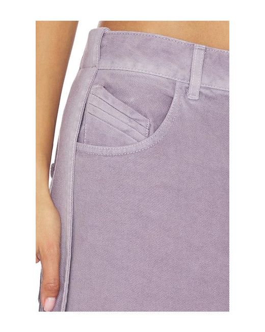 The Attico Purple Baggy Cargo
