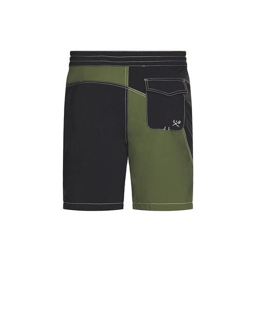 Dark Seas Green Aliso Boardshort for men