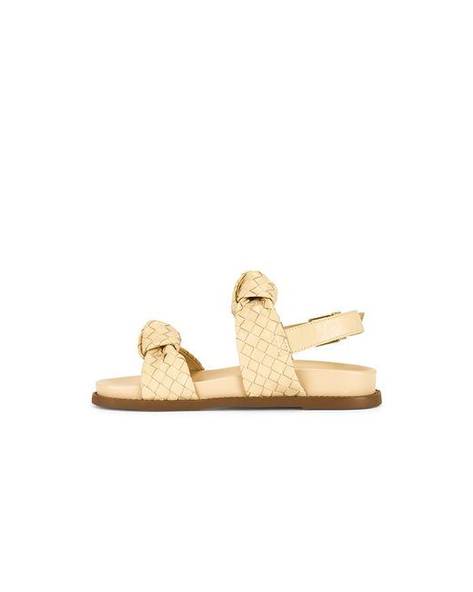 SCHUTZ SHOES Metallic Kareena Knot Sporty Sandal