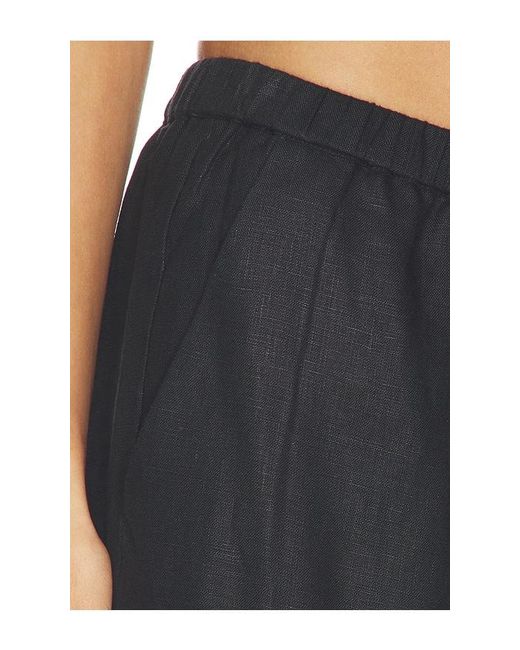 Faithfull The Brand Black Capriolla Pant