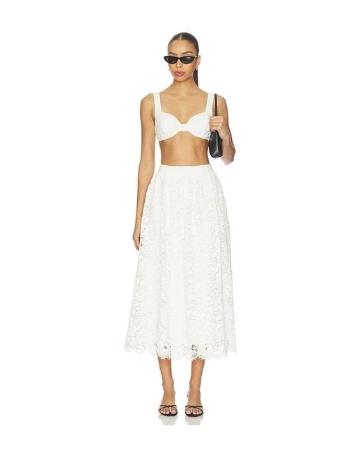 Lovers + Friends White Teagan Top
