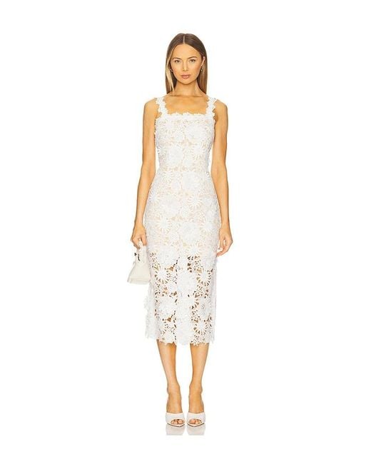 Generation Love White Midi-Kleid Marnee