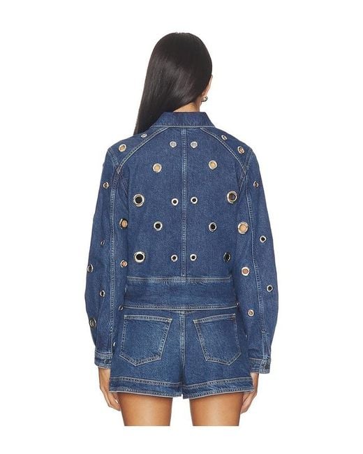 Cinq À Sept Blue Denim Harriet Jacket