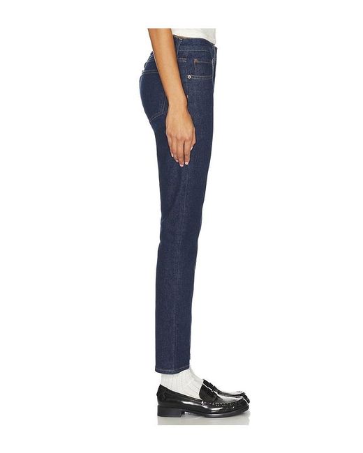 Agolde Blue Cocktail Low Rise Ankle Slim Jeans