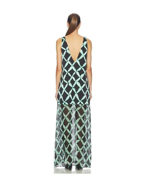 MISA Los Angles White Nina Dress