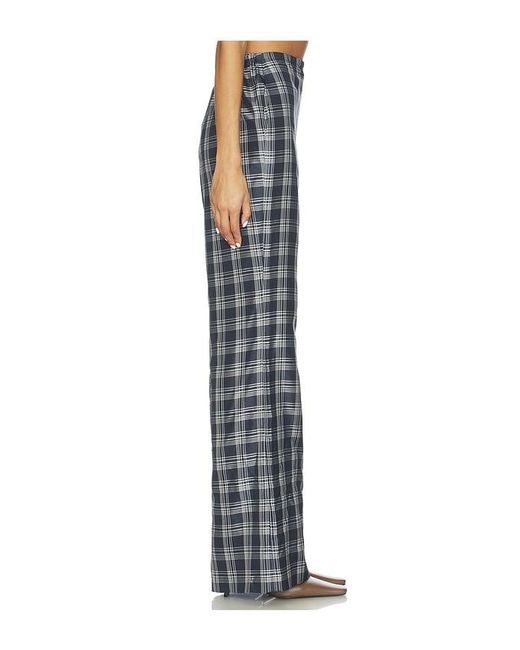 Theory Multicolor Fluid Plaid Pant