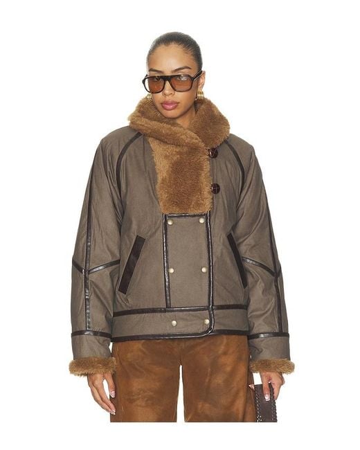 Isabel Marant Brown Olinka Parka Coat