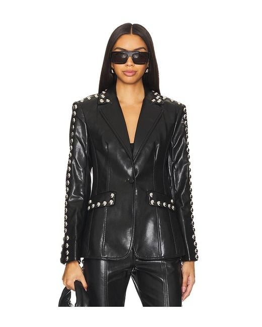 Cinq à Sept Studded Milly Jacket In Black Lyst