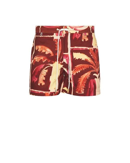 Runaway the Label Red Amalfi Boardshort for men