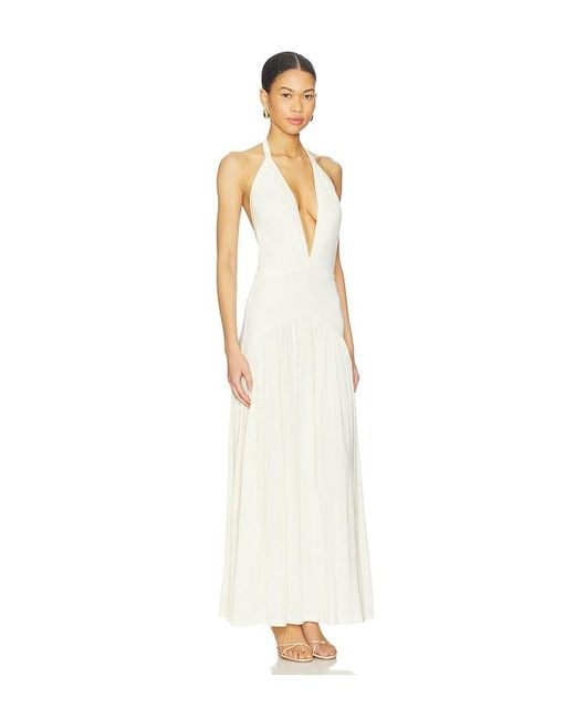 AYA MUSE White Ola Dress